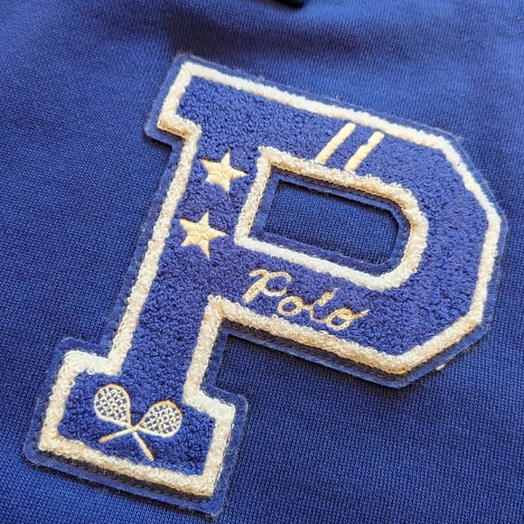 Polo by Ralph Lauren Medium Varsity Tennis Letterman Bomber Jacket - Picture 5 of 9